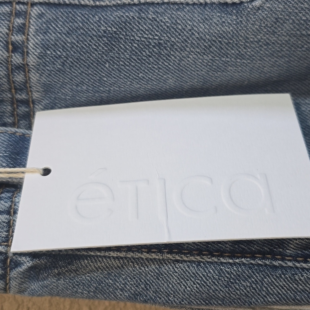 NWT Etica Juni Relaxed Fit Cargo Jeans Size 27 - Picture 9 of 12